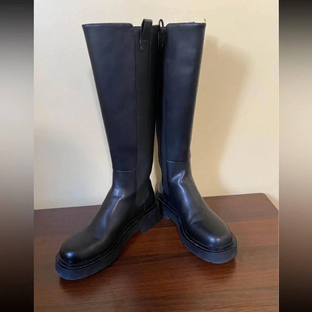 H&M Faux Leather Boots - Picture 9 of 9